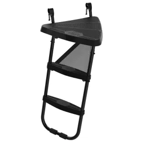 BERG LADDER ZWART MET PLATFORM VOOR FRAMEHOOGTE 6070 CM