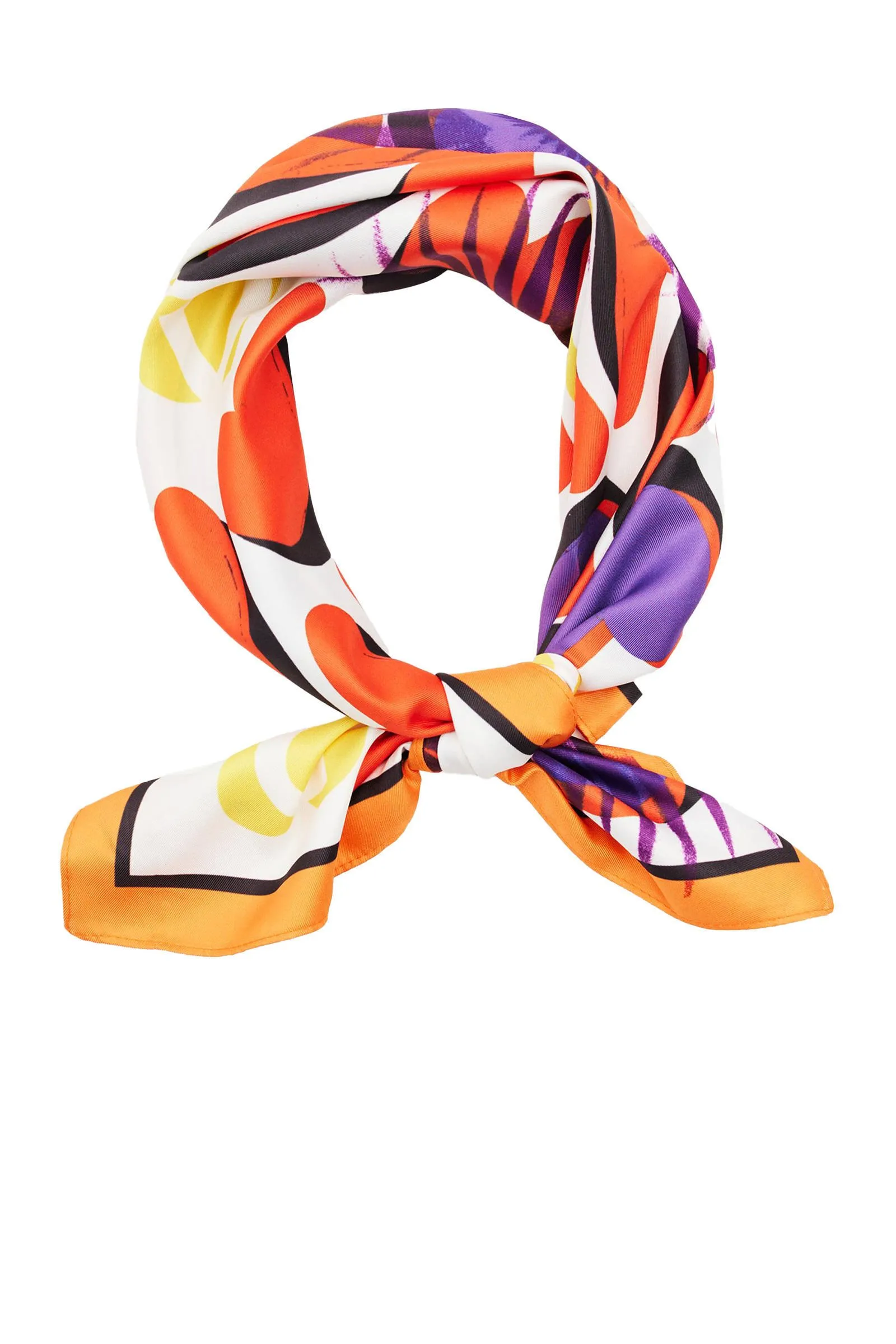 Desigual sjaal met all over print multi