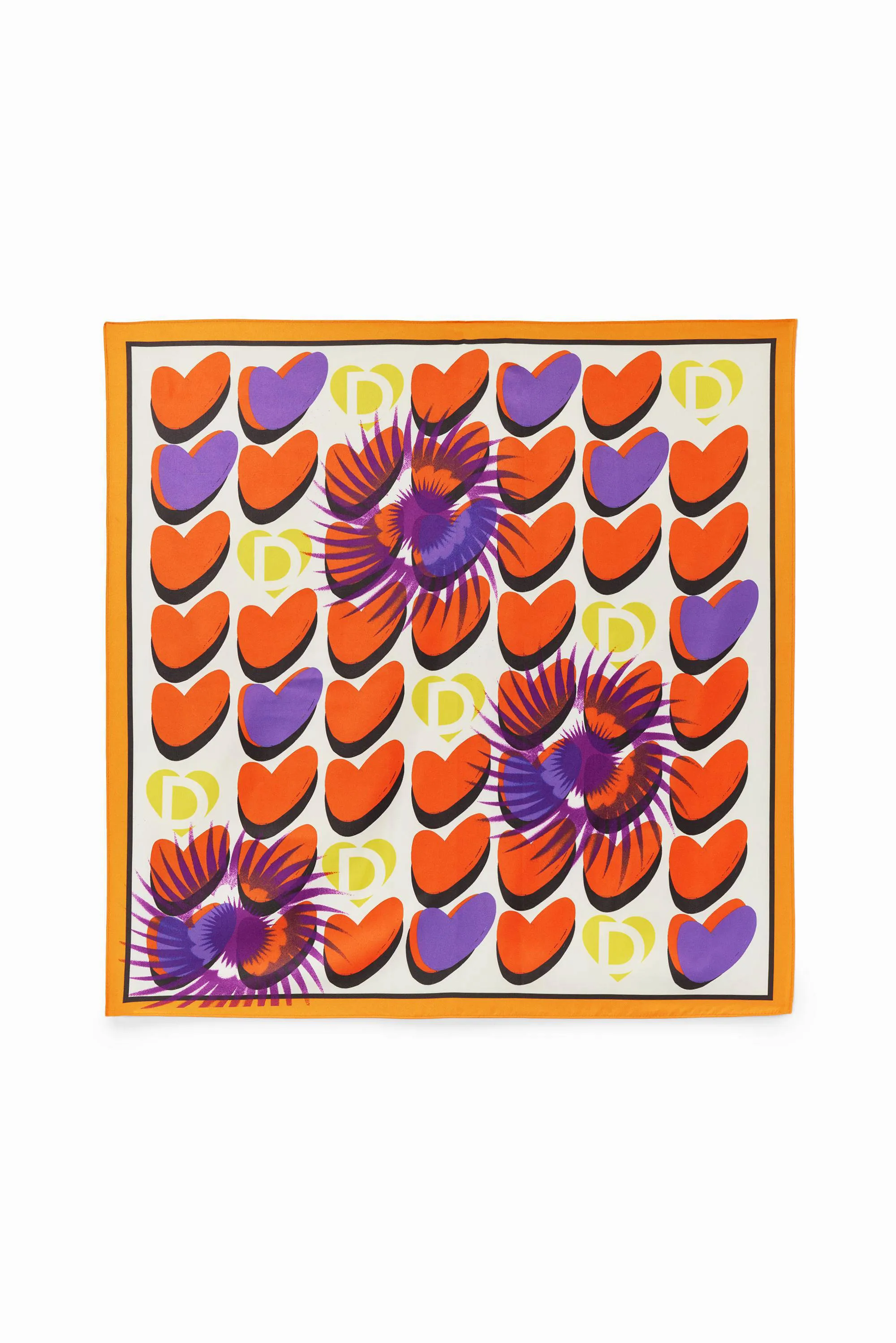 Desigual sjaal met all over print multi