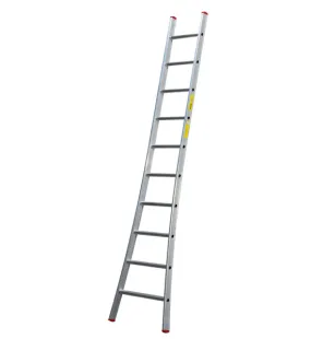 Enkele ladder SuperPro met uitgebogen ladderbomen 20 sporten   lengte 525 cm