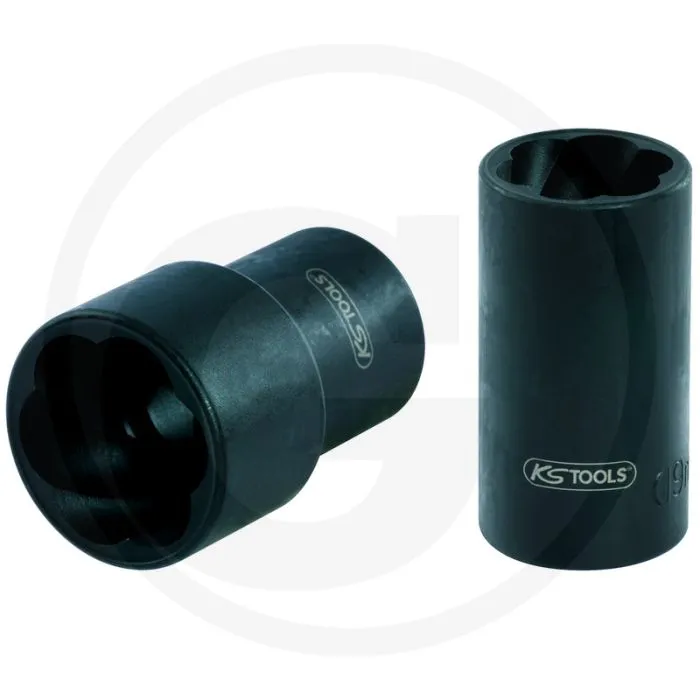 KS TOOLS 1/4" SPIRAALPROFIELDOPSLEUTEL, 10 MM  TWIST SOCKET PROFIEL