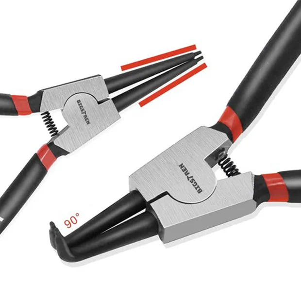 SEEGERRING TANGEN SET  4 STUKS  INTERN / EXTERN