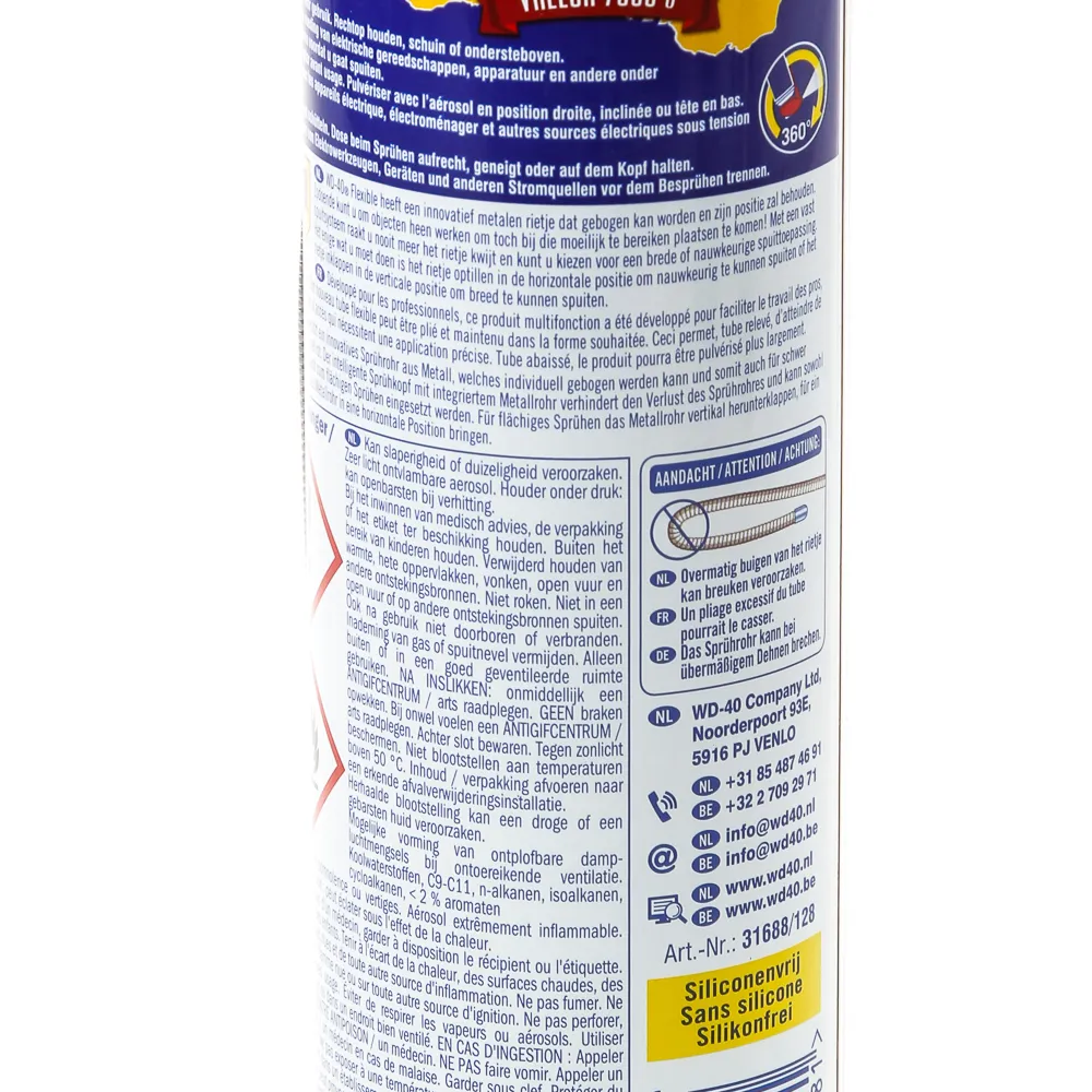 SMEERMIDDEL MULTIUSE WD40 400ML FLEXIBLE.