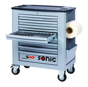 SONIC 723919 Gereedschapswagen S10 gevuld (240 delig) Grijs