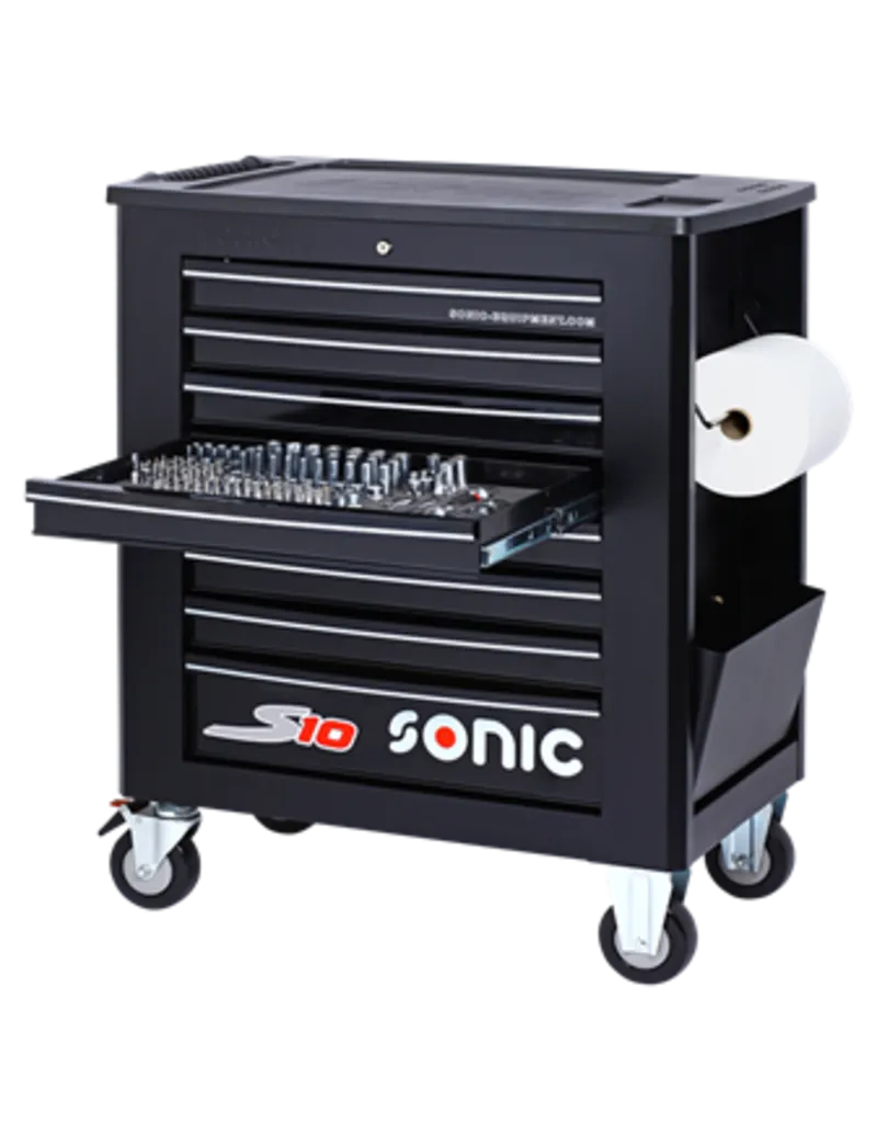 SONIC GEVULDE GEREEDSCHAPSWAGEN S10 391DLG. ZWART