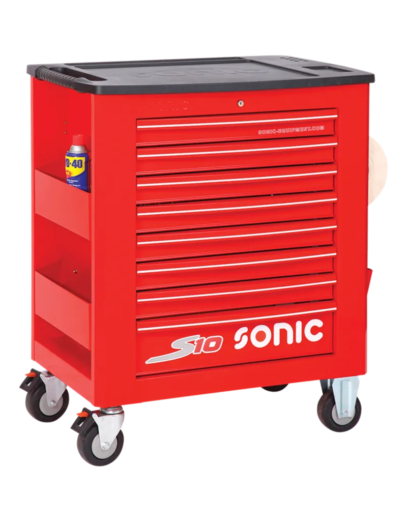 SONIC GEVULDE GEREEDSCHAPSWAGEN S10 ROOD 173DLG.